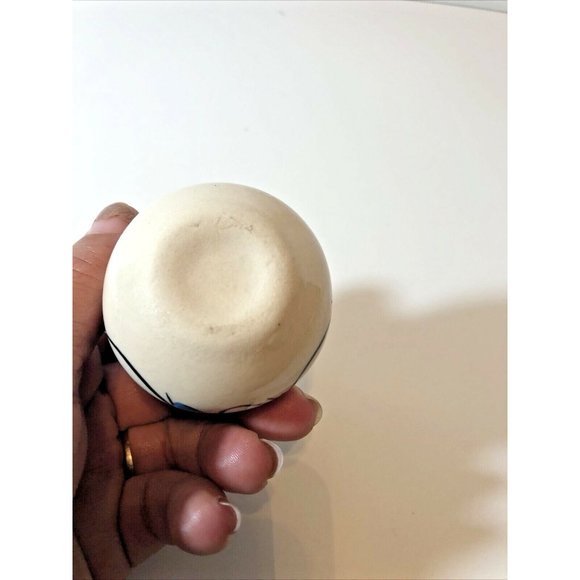 Vintage Glazed Pottery Vase of the Sarawak Tribe Malaysia 2.5" H - Picture 6 of 8